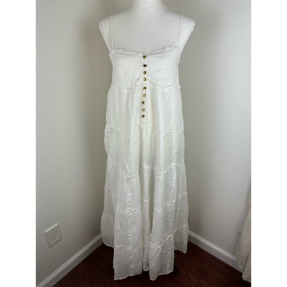 Show Me Your MuMu Dresses & Skirts - New w/FLAW Show Me Your Mumu Gracie Midi Dress White- Small